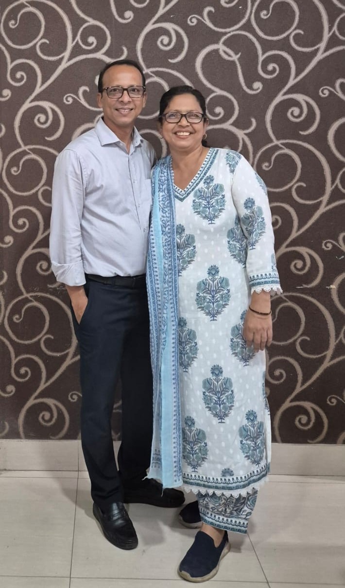 Paninna and Jorge Samadder, founders of BLCC, smiling together